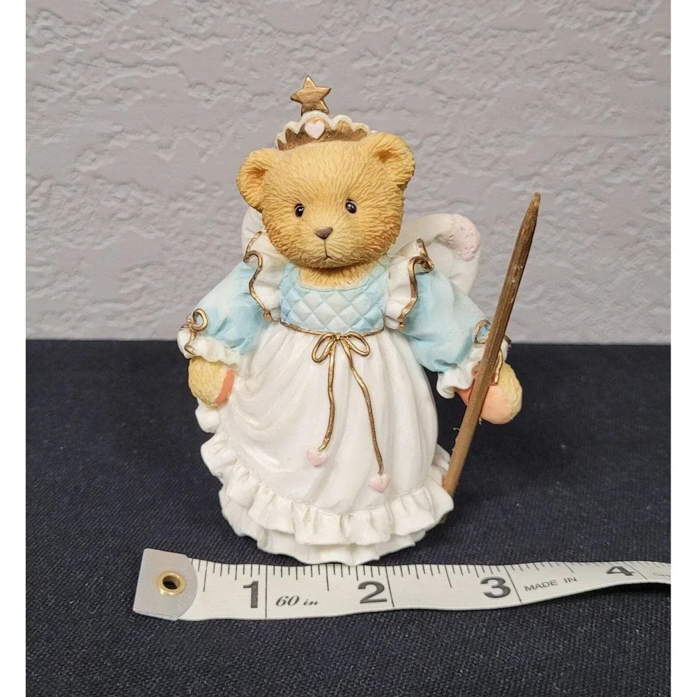 Enesco Cherished Teddies Figurine Kittie You Make Wishes Come True #131865-Read